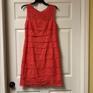 Jessica Howard pink lacy dress